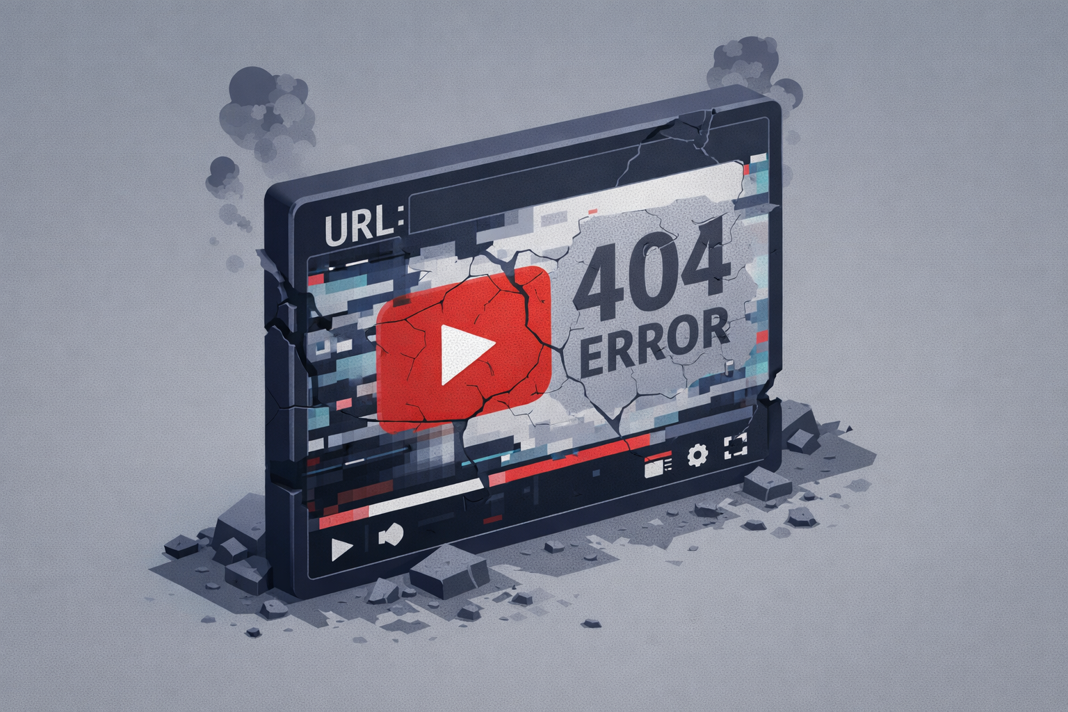 Visualisierung zum Verlust eines vorab kommunizierten Stream-Links